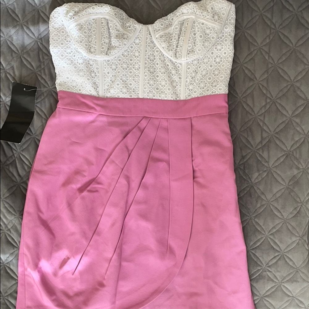 Strapless Mini Cocktail Dress